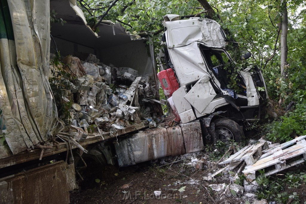 Schwerer VU A 3 Rich Oberhausen Hoehe AK Leverkusen P312.JPG - Miklos Laubert